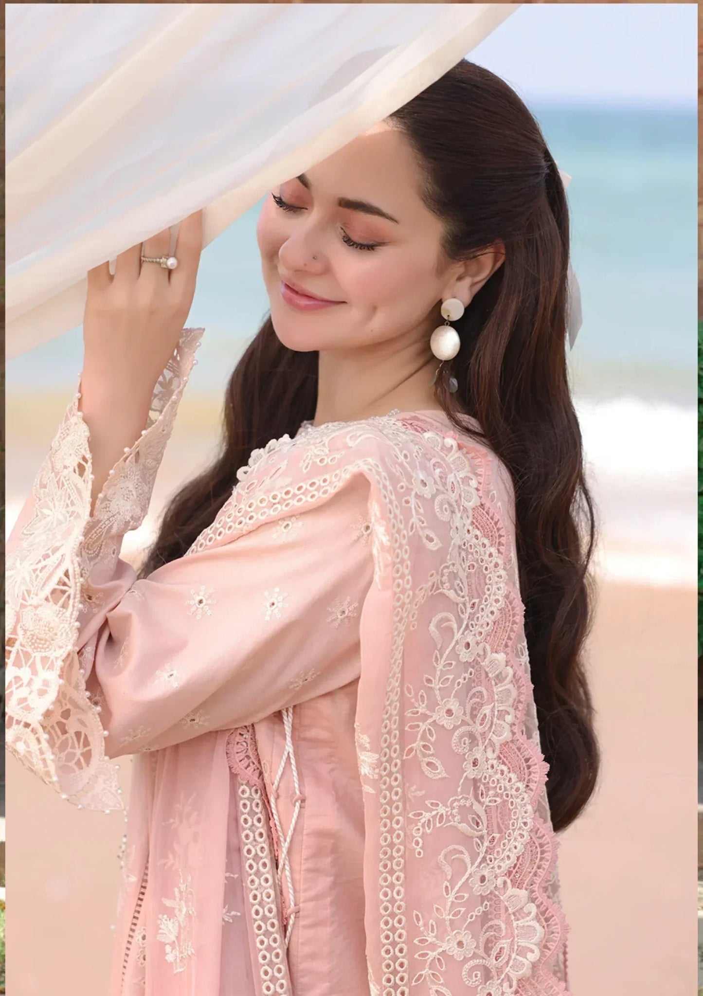 CF1042 - Imrozia Serene Hania Luxury Lawn 3Pc Suit
