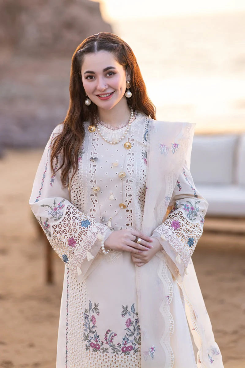 Qalamkar  CF997 - 3 Piece Chickenkari Embroidered Lawn Suit