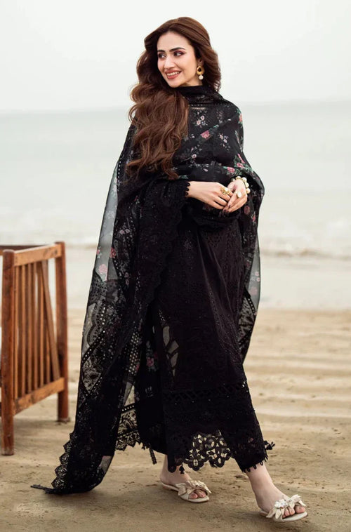 CF1041 - Nureh 3PC Lawn ChickenKari Embroidered