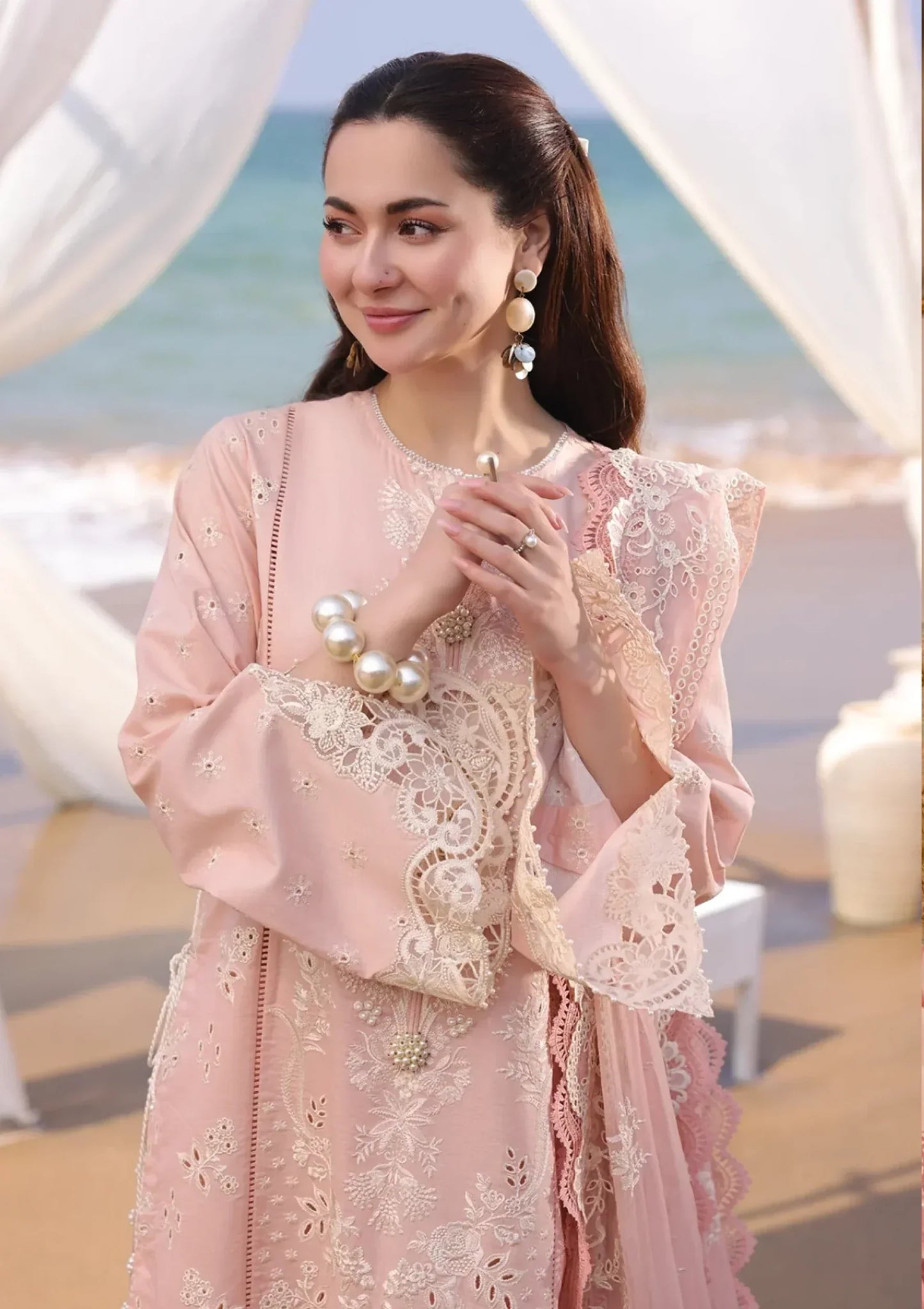 Imrozia  CF1042 - Serene Hania Luxury Lawn 3Pc Suit