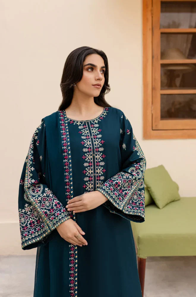 Sapphire  CF111 3PC Lawn Embroidered Suit