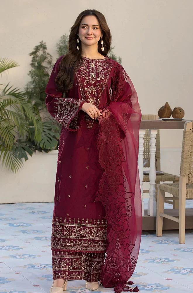 Nureh CF1050 - Allys 3PC Lawn Embroidered Suit
