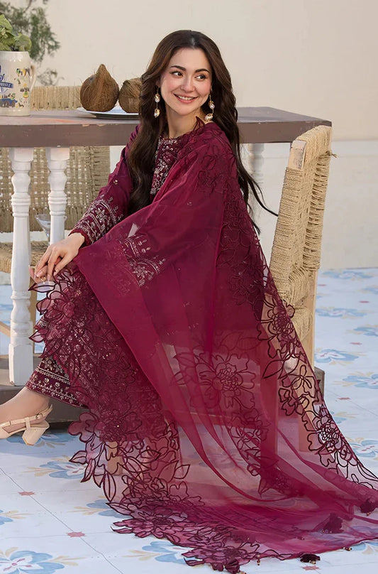 Nureh CF1050 - Allys 3PC Lawn Embroidered Suit