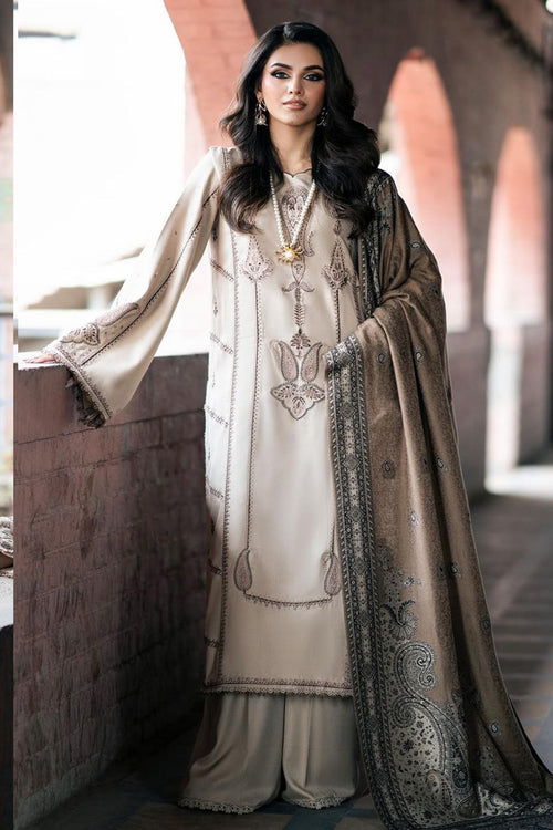 CF1117-Winter  Jazmin 3PC Dhanak Embroidered Suit -