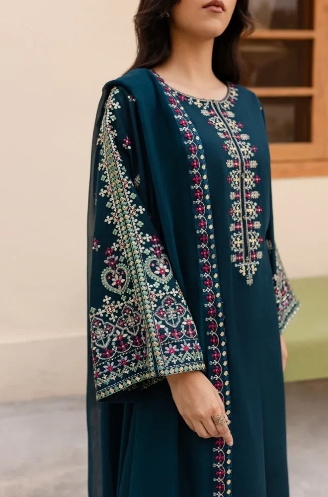 CF111 - Sapphire 3PC Lawn Embroidered Suit