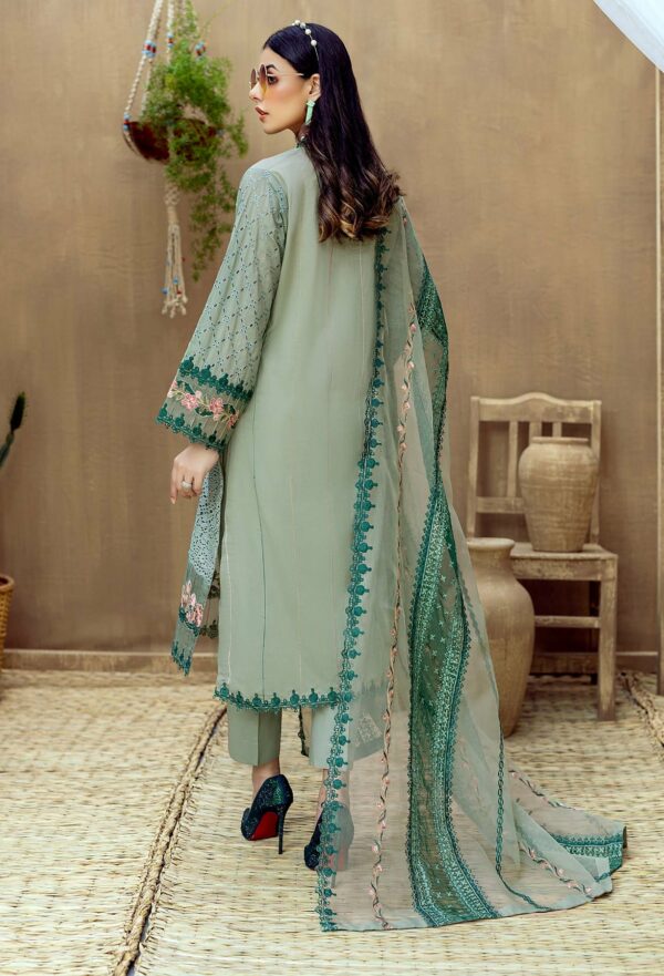 CF260-ADAN LIBAS Embroidered Unstitched 3 Piece Lawn Suit