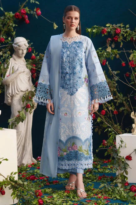 PARISHAY  - SUMMER 3PC LAWN EMBROIDERY FRONT WITH CHIFFON EMBROIDERY DUPATTA WC1305