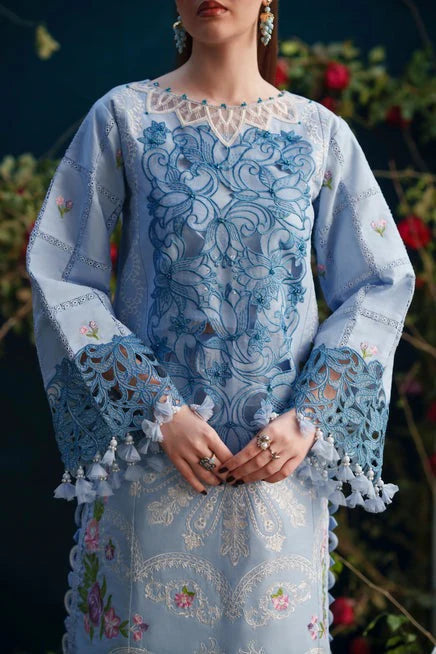 PARISHAY  - SUMMER 3PC LAWN EMBROIDERY FRONT WITH CHIFFON EMBROIDERY DUPATTA WC1305