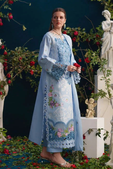 PARISHAY  - SUMMER 3PC LAWN EMBROIDERY FRONT WITH CHIFFON EMBROIDERY DUPATTA WC1305