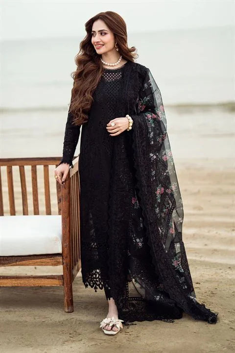 Nureh  CF1041 - 3PC Lawn ChickenKari Embroidered