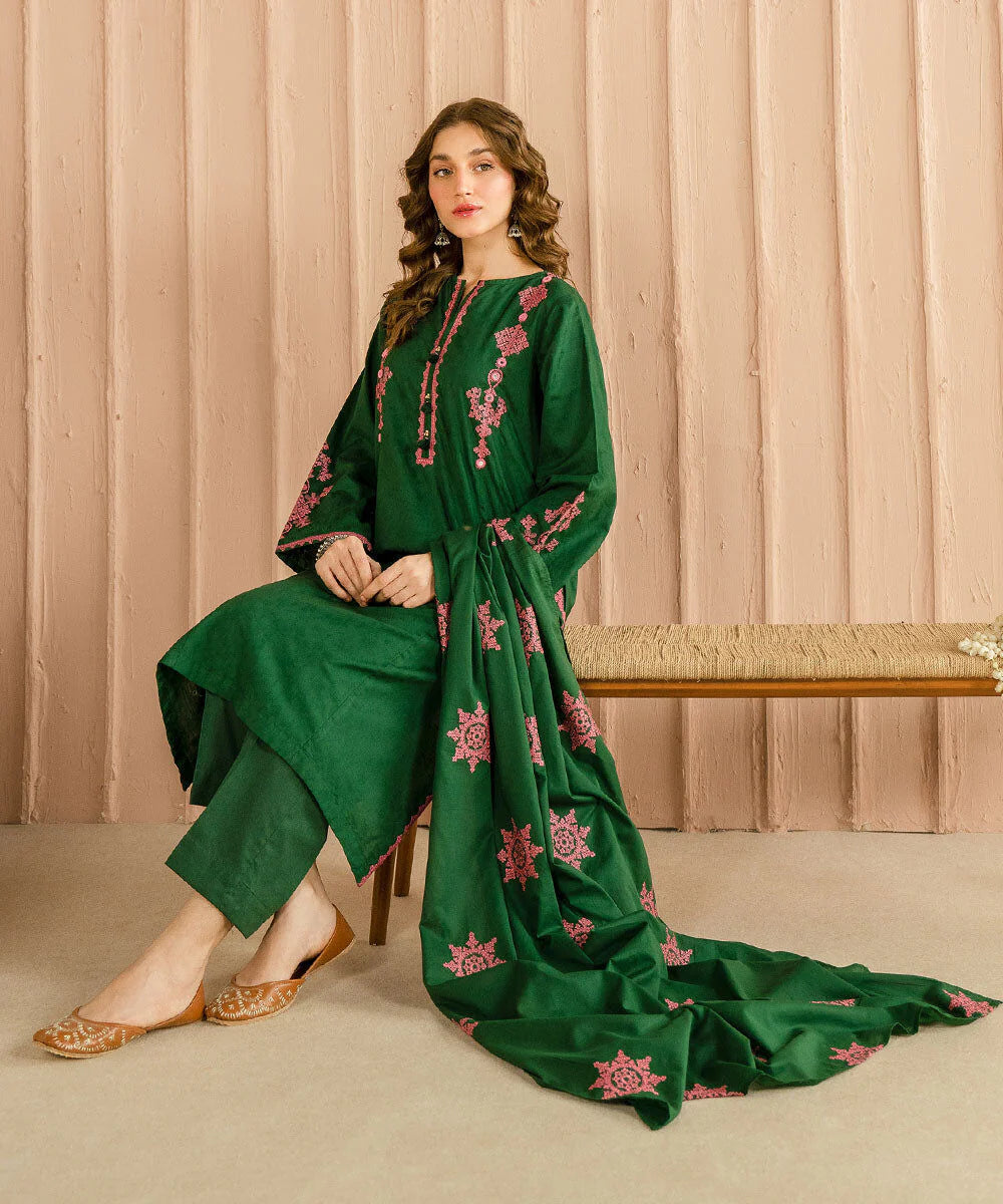 Sapphire  CF1068 - 3PC Embroidered Lawn Suit