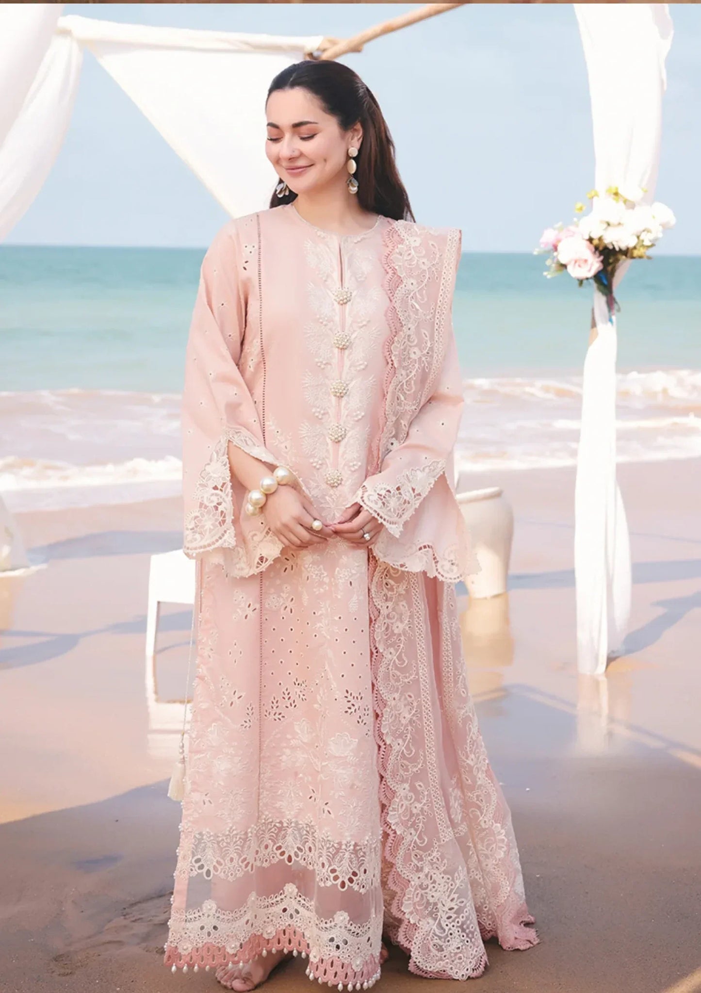 Imrozia  CF1042 - Serene Hania Luxury Lawn 3Pc Suit