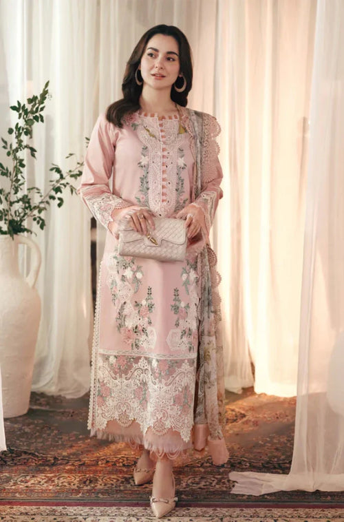 Qalamkar CF1053 - Jade 3PC Lawn Chickenkari Embroidered Suit