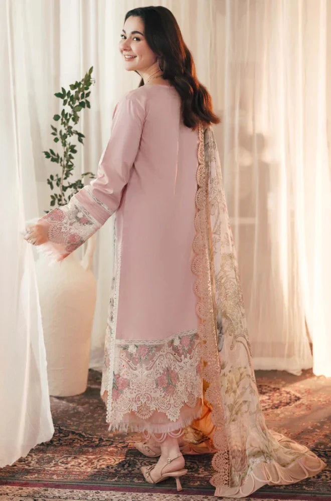Qalamkar CF1053 - Jade 3PC Lawn Chickenkari Embroidered Suit