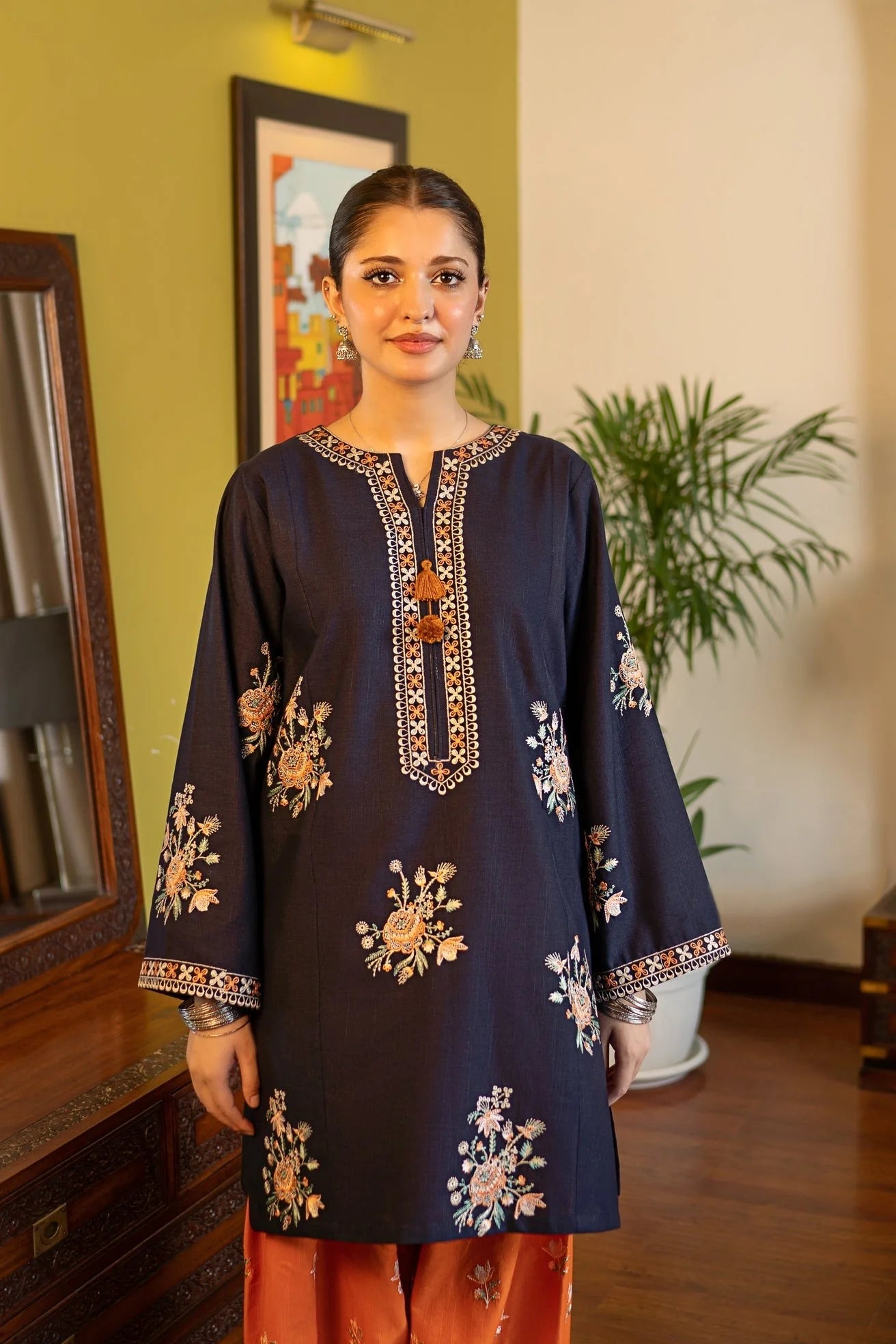 CF1298 URGE PRET CHAAND 2Pc SUMMER LAWN FARSHI SHALWAR
