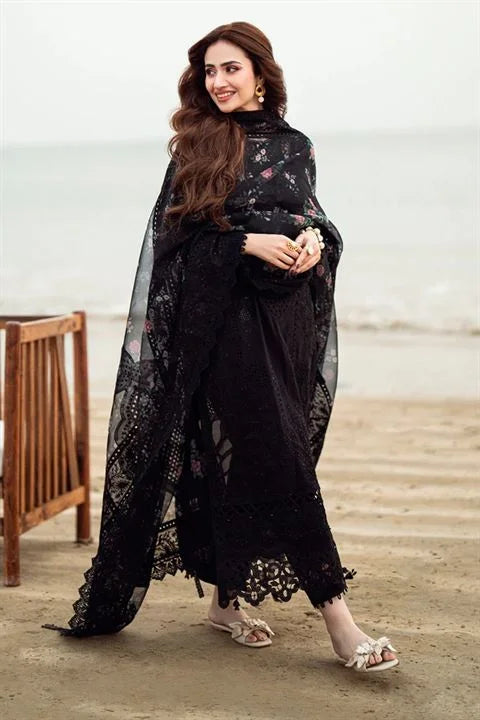 Nureh  CF1041 - 3PC Lawn ChickenKari Embroidered