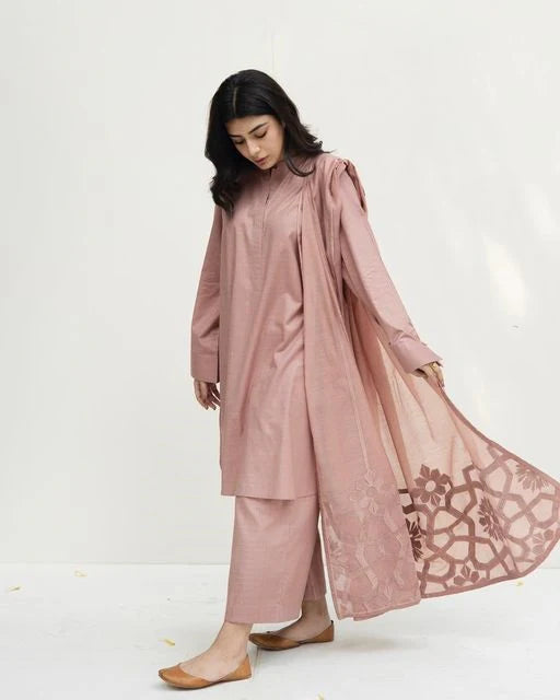 Nadia Farooqui CF753-SUMMER 3PC Lawn Shirt With Monar Embroidered Dupatta UNSTITCH