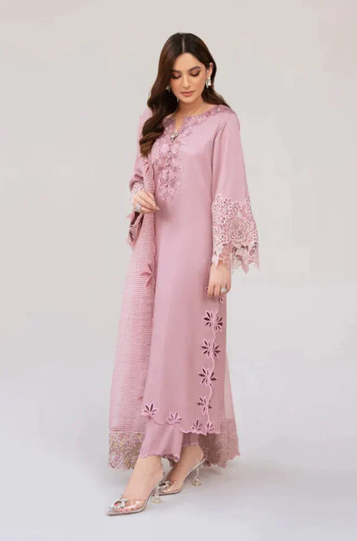 Nadia Farooqui CF742-SUMMER Lawn Unstitched 3 Piece Embroidered Dress With Embroidered Organza Duppatta