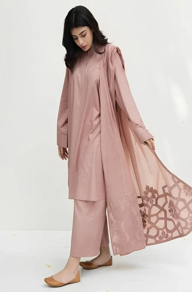 Nadia Farooqui CF753-SUMMER 3PC Lawn Shirt With Monar Embroidered Dupatta UNSTITCH
