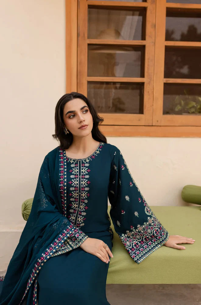 CF111 - Sapphire 3PC Lawn Embroidered Suit