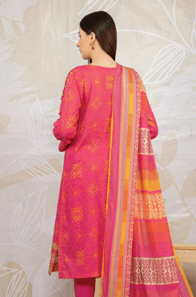 CF926- Winter 3PC Dhanak krandi Printed Suit