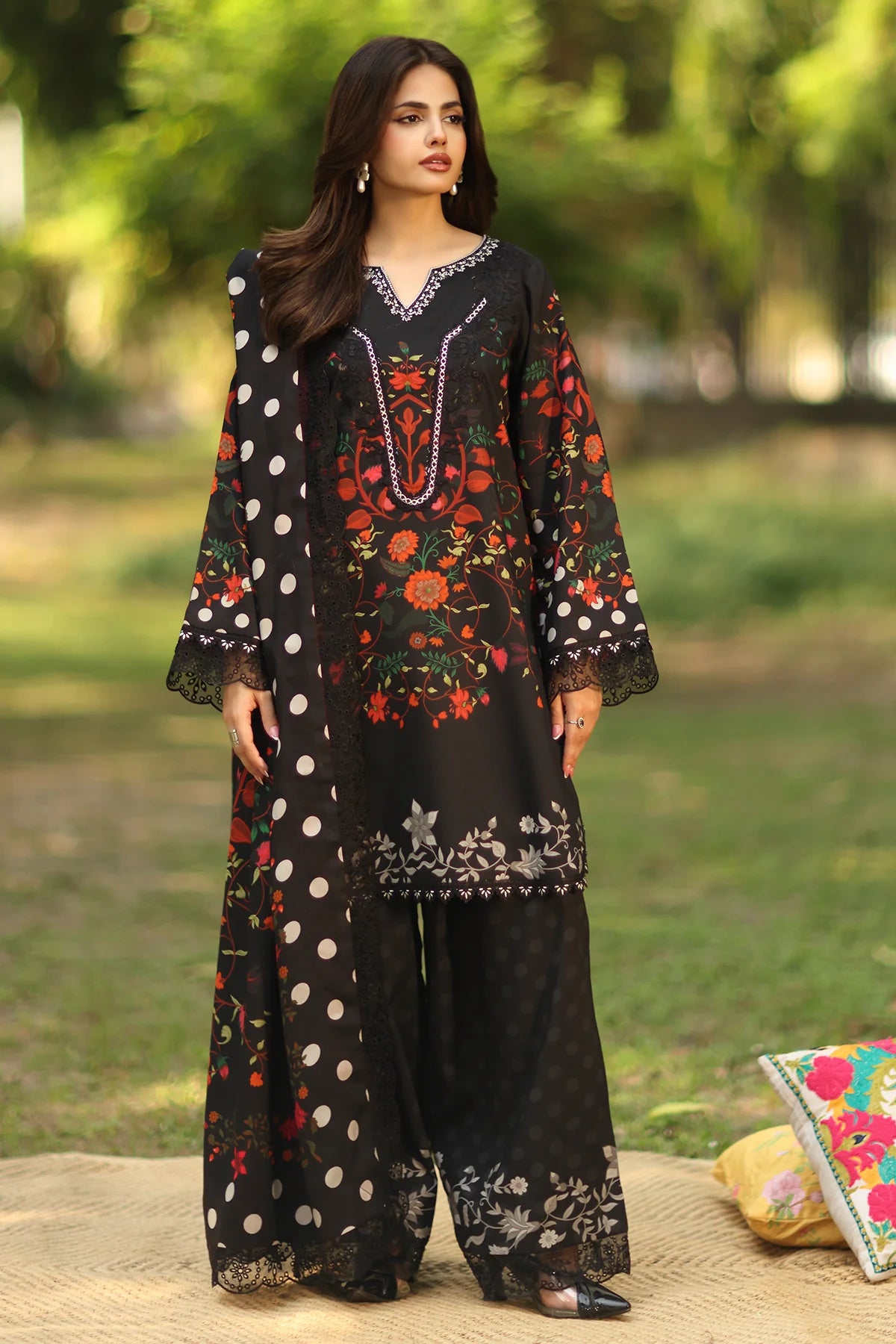 CF1245 3-PC Unstitched Printed Linen Collection ANW6-13