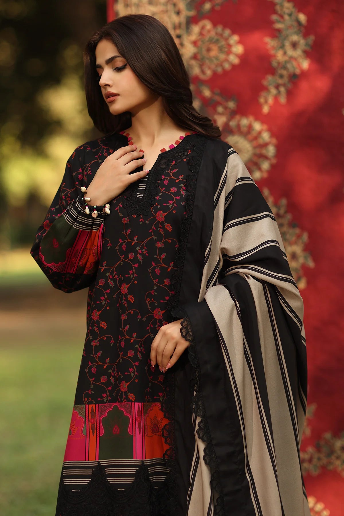 CF1247 3-PC Unstitched Printed Linen Collection ANW6-13