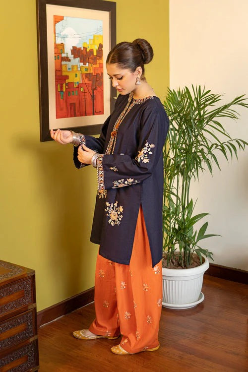 CF1298 URGE PRET CHAAND 2Pc SUMMER LAWN FARSHI SHALWAR