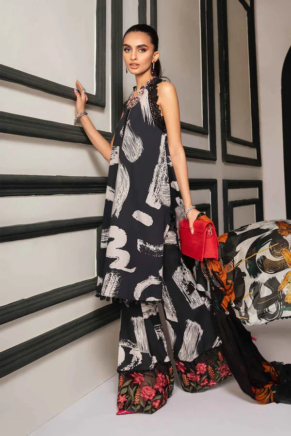 CF794-3 Piece Unstitched Digital Printed Airjet Lawn Suit
