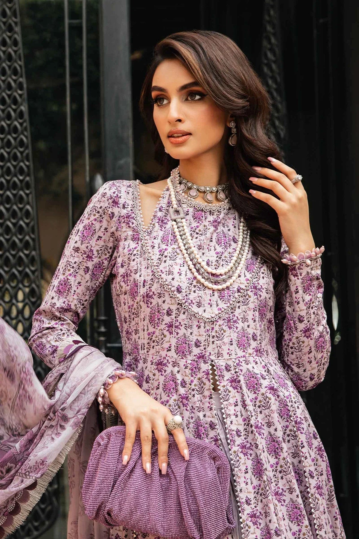 CF791-3 Piece Unstitched Digital Printed Airjet Lawn Suit