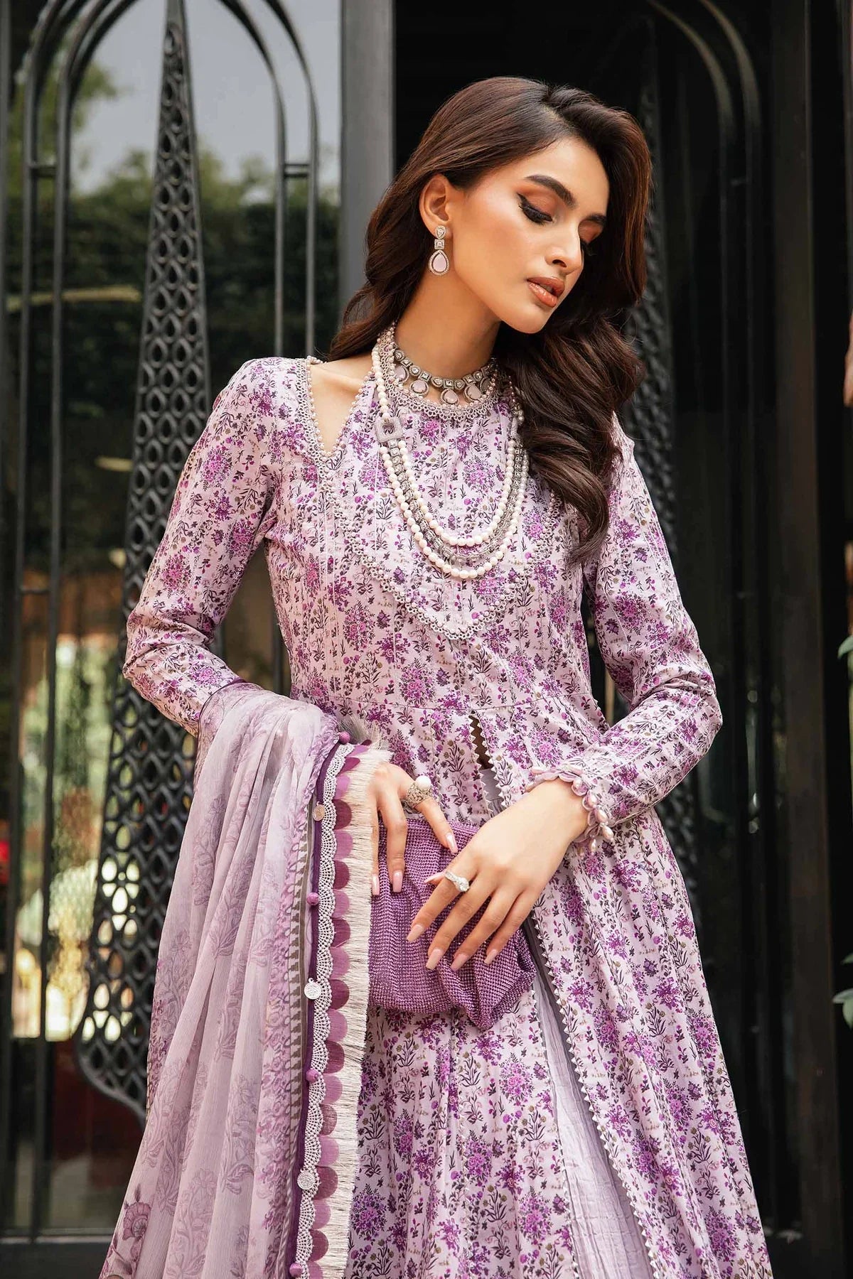 CF791-3 Piece Unstitched Digital Printed Airjet Lawn Suit
