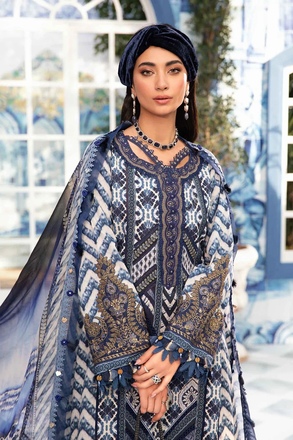 CF793-3 Piece Unstitched Digital Printed Airjet Lawn Suit