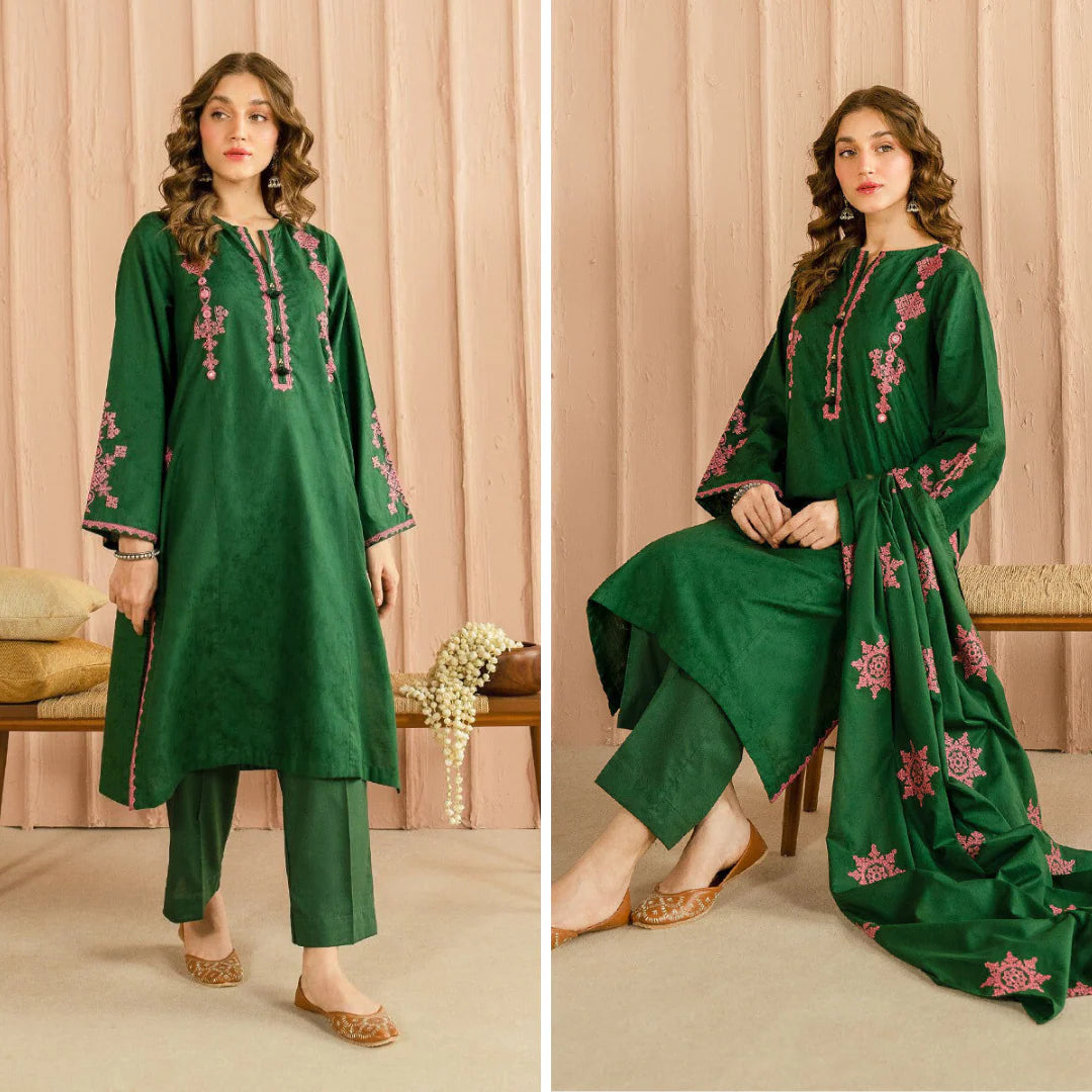 Sapphire  CF1068 - 3PC Embroidered Lawn Suit