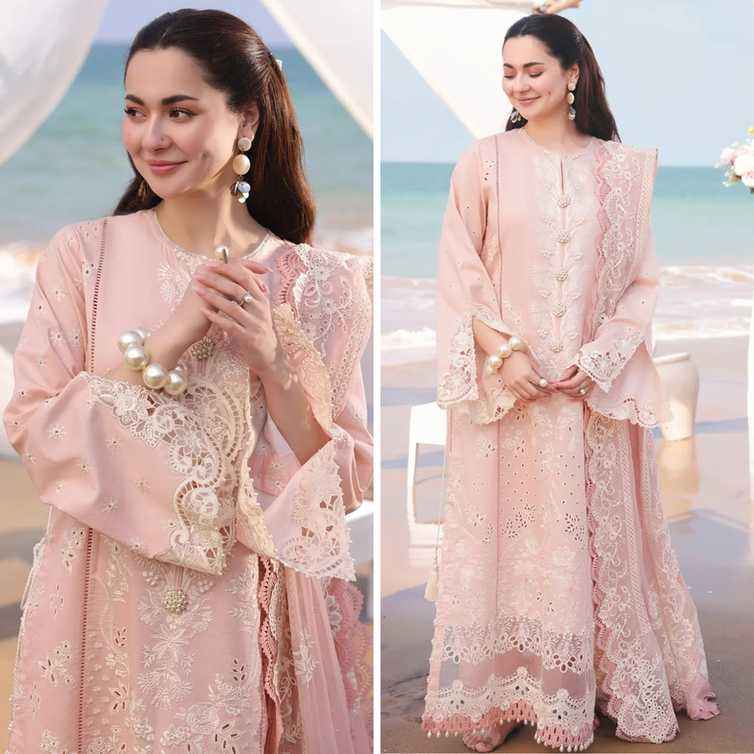 CF1042 - Imrozia Serene Hania Luxury Lawn 3Pc Suit