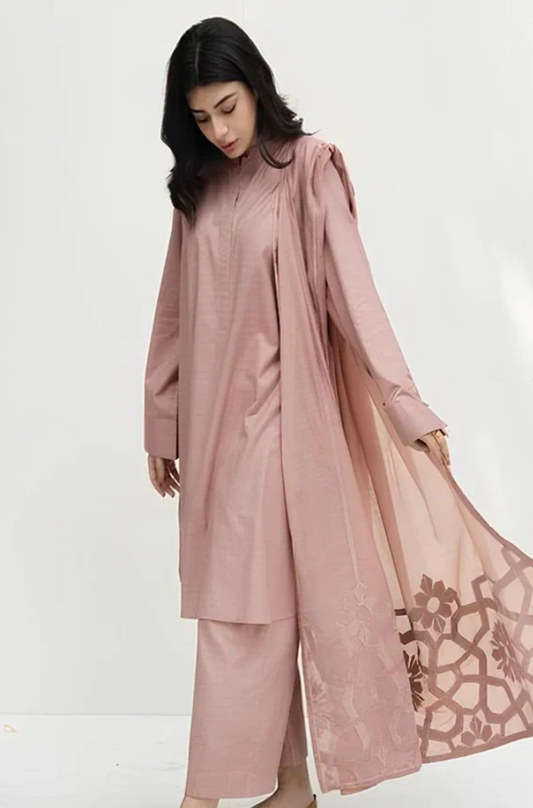 Nadia Farooqui CF753-SUMMER 3PC Lawn Shirt With Monar Embroidered Dupatta UNSTITCH