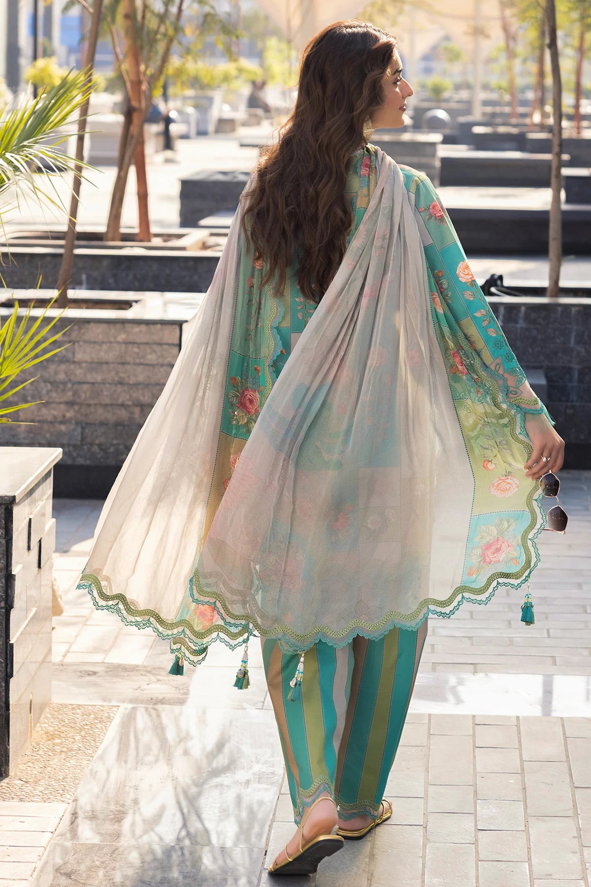 3-PC Unstitched Embroidered Lawn Collection