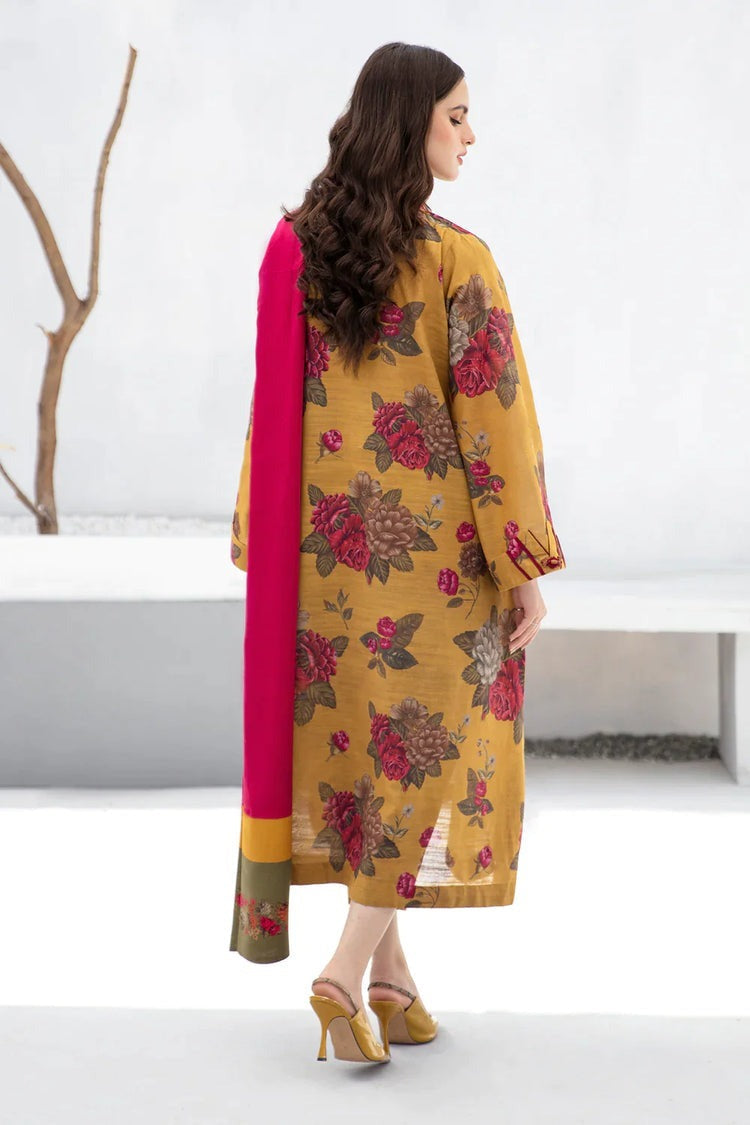 CF1220- Winter 3PC Dhanak all over Printed Suit