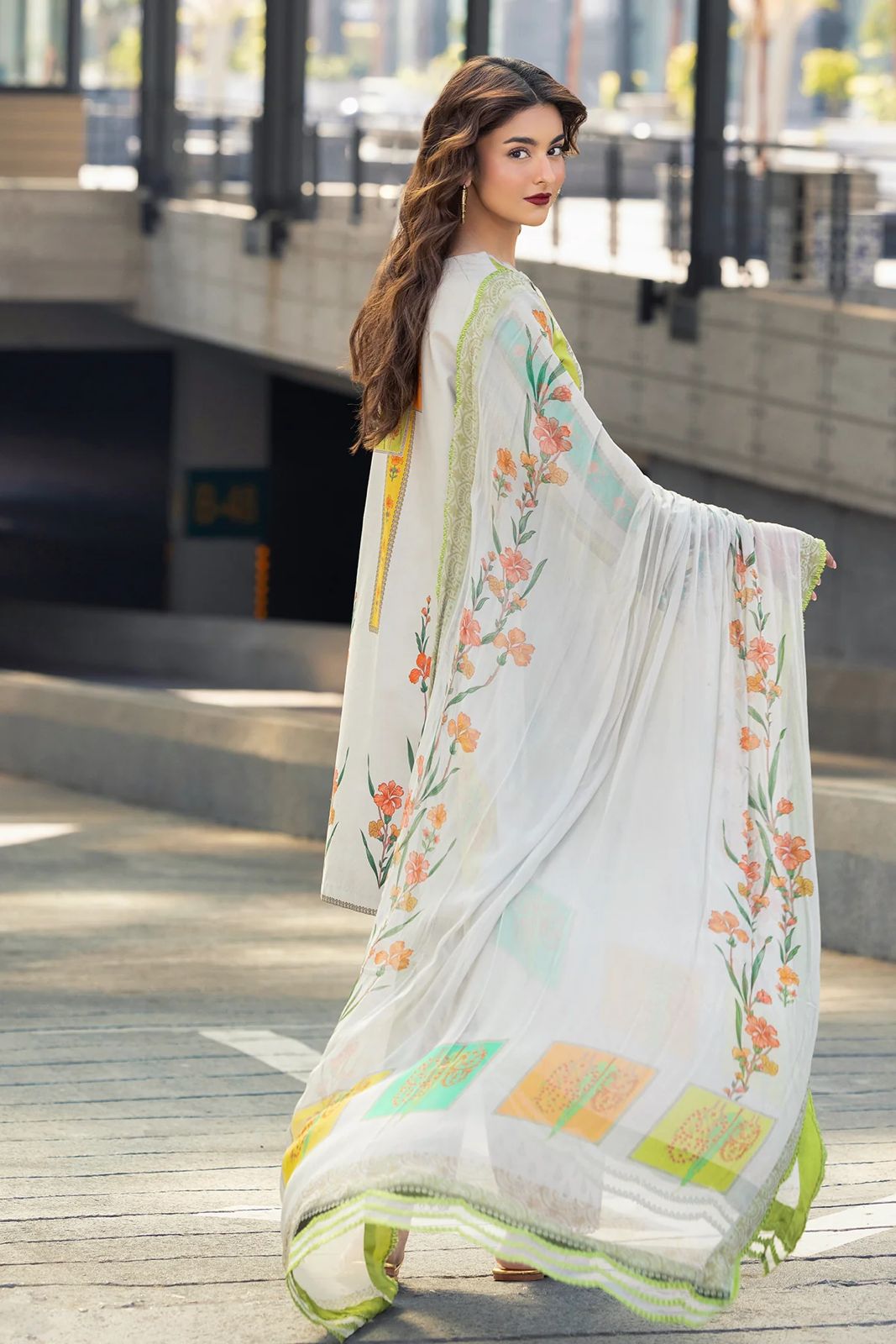 3-PC Unstitched Embroidered Lawn Collection